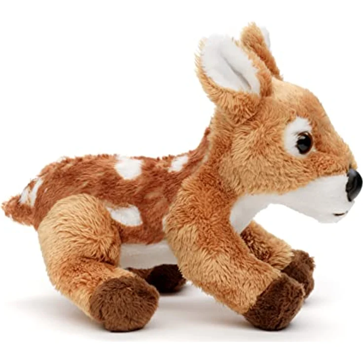 Uni-Toys Rehkitz Plushie, 15 cm Plüsch-Reh mit hochwertigem Polyester-Obermaterial, recyceltem Füllmaterial, ideal zum Spielen und Kuscheln – Bild 4
