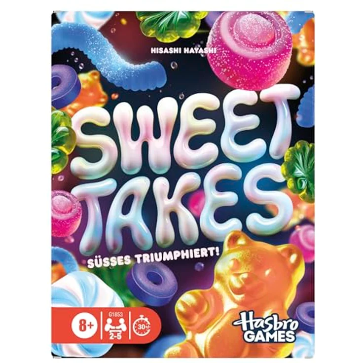 Hasbro Gaming Sweet Takes Kartenspiel - Strategisches Partyspiel für 2 bis 5 Spieler, bunte Karten für Kinder ab 8 Jahren – Bild 1