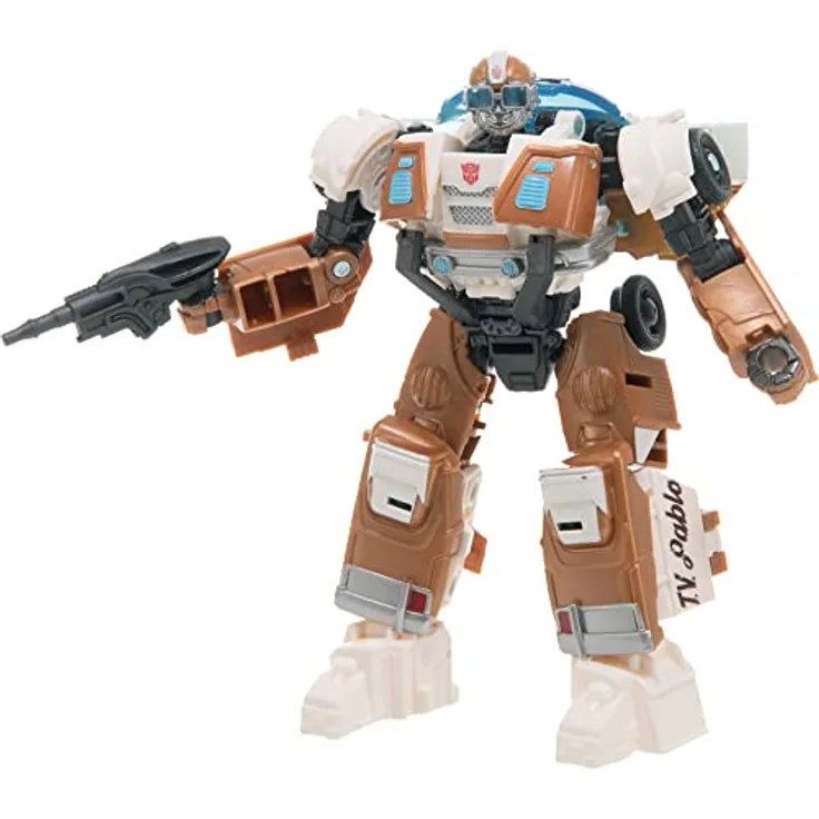 Transformers: Aufstieg der Bestien Deluxe-Klasse Wheeljack Action-Figur, 12,5 cm