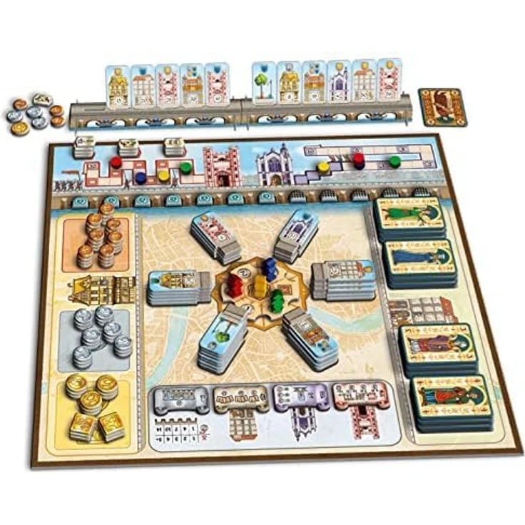 Queen Games Old London Bridge, Brettspiel für den schönsten Brückenabschnitt – Bild 3