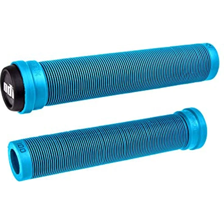 ODI Stuntscooter Odi Stunt-Scooter/BMX Griffe SLX Soft 160mm hellblau, Lange Version des Longneck Soft ohne Flansch, inkl. Lenkerendkappen – Bild 2