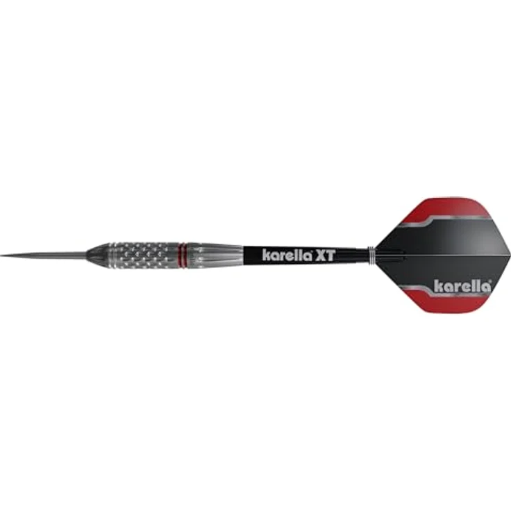 Karella Steeldart Commander Silver 90% Tungsten Steeldart, 23g, für Klassische Dartscheibe, 3 Dartpfeile mit Metallspitze, Dartboard, Wolfram, Profidart mit Flight und Shaft – Bild 3