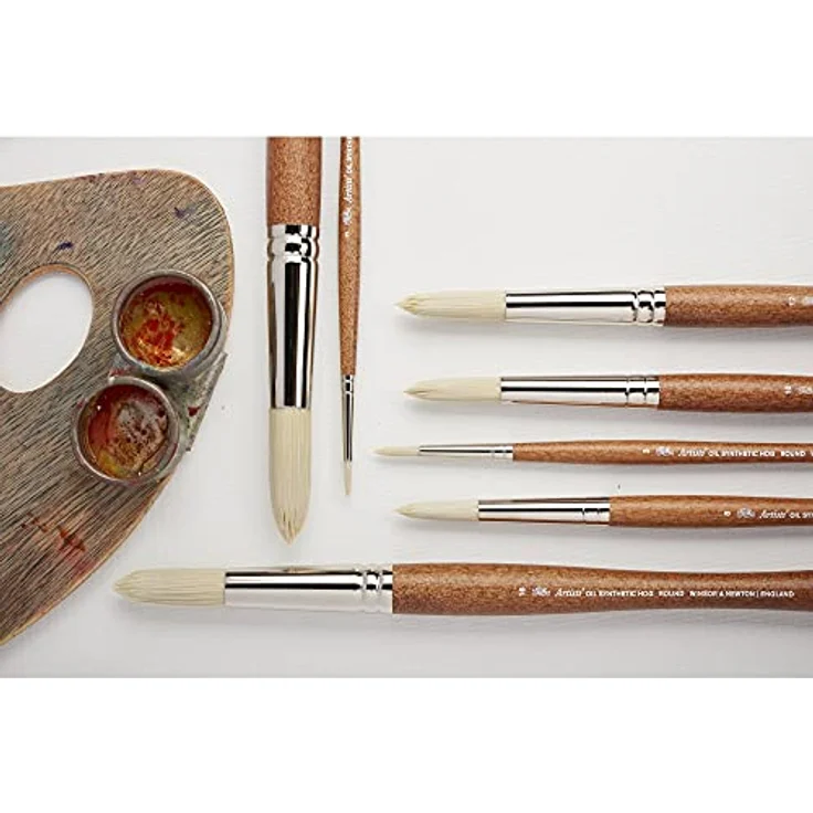 Winsor & Newton 5010850 synthetischer Künstler Ölpinsel mit hoher Elastizität & Lebensdauer, ergonomischer Stiel für Ölfarben und Alkydfarben - Lasurpinsel 2" – Bild 5