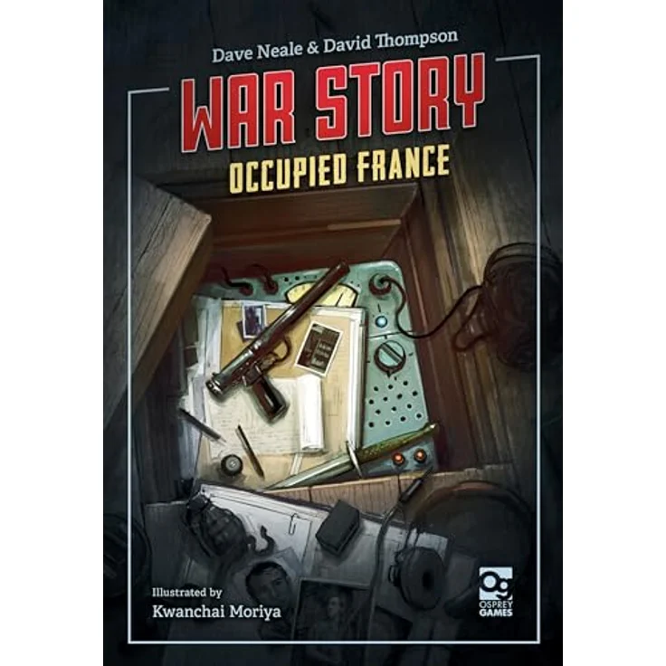Asmodee War Story: Occupied France, Kooperatives Kartenspiel für 1-6 Spieler, mit 80+ Karten und 90+ Tokens – Bild 1