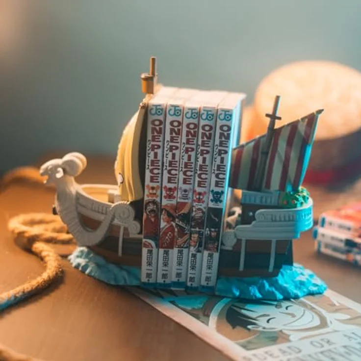 Grupo Erik One Piece Buchstützen Flying Lamb, detailreiche Sammlerstücke aus robustem Material für Manga-Fans – Bild 5