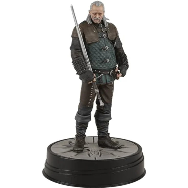 Dark Horse Comics Witcher 3 WILD Hunt VESEMIR Figure, Sammelfigur des ältesten Hexers, 21 cm groß, mit 3,8 cm hoher Basis – Bild 1