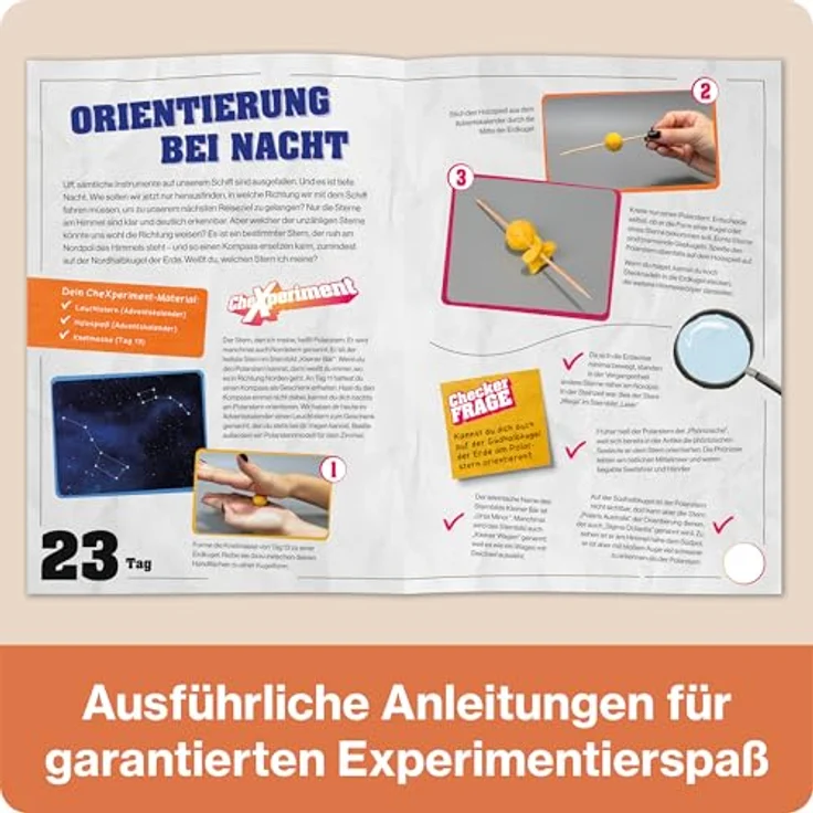 Franzis 67252 Checkerin Marina Adventskalender, Kreatives Bastelset für 24 Tage Unterhaltung – Bild 7