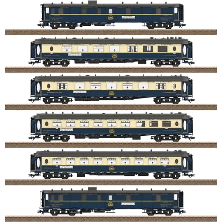Märklin 26470 Pullmanwagen-Set Edelweiß, Ep. II, Modelleisenbahn-Wagen