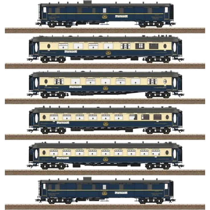 Märklin 26470 Pullmanwagen-Set Edelweiß, Ep. II, Modelleisenbahn-Wagen – Bild 1