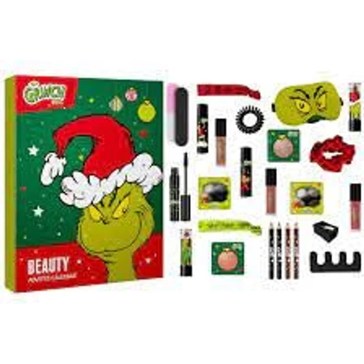Alltoys Grinch Adventskalender, Beauty-Kalender mit 24 Überraschungen und Merry Grinchmas Design – Bild 2