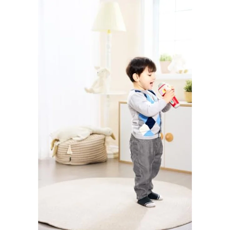 Hape Pixelz Popstar Microphone, Spielzeugmikrofon mit 3 interaktiven Modi und leuchtenden Effekten, für Kinder ab 24 Monaten – Bild 3