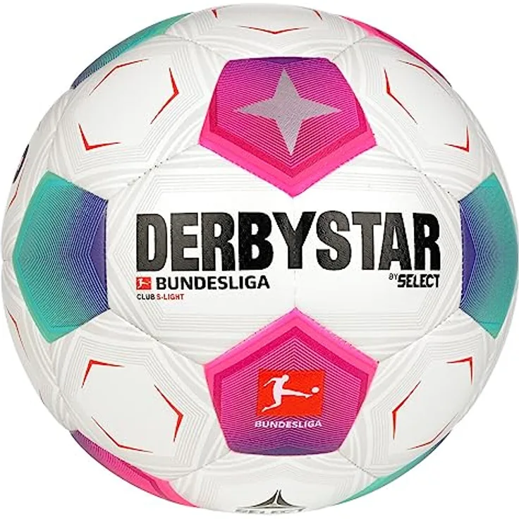 Derbystar Unisex Jugend Bundesliga Club S-Light v23 Fußball, weiß, 3