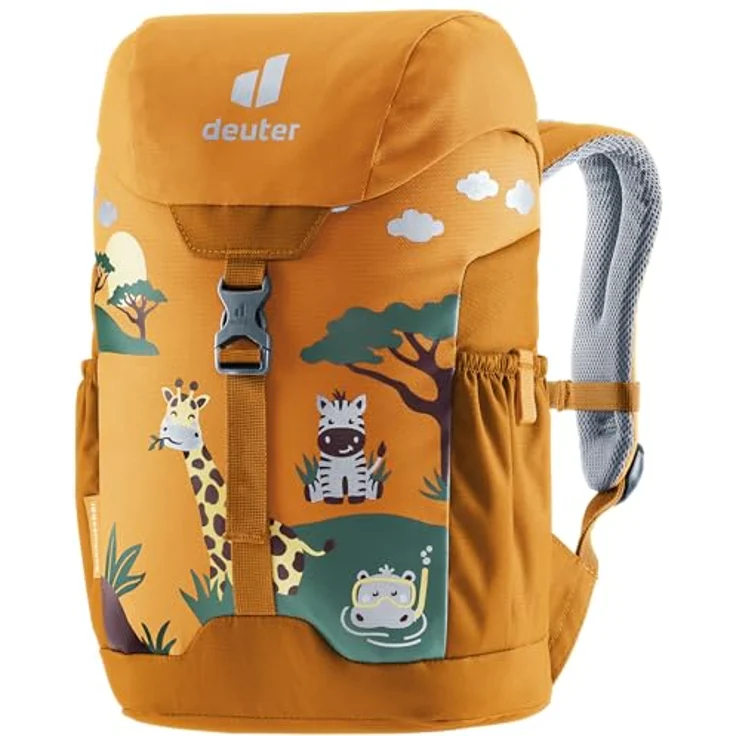 Deuter Schmusebär Kinderrucksack, 33 cm, orange, 100% Polyester, 21 x 15 x 33 cm – Bild 1