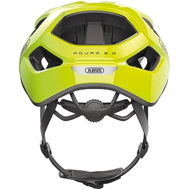 ABUS Fahrradhelm Aduro 3.0 – Sportiver City-Helm für Damen und Herren – Gelb, Größe S – Bild 3