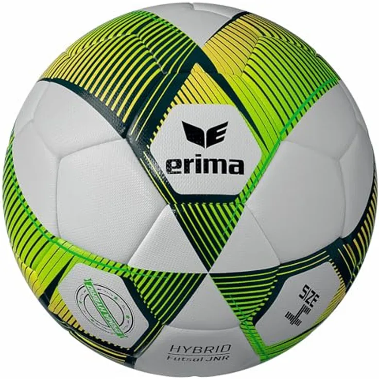 Erima ERIMA HYBRID FUTSAL, Futsal Fußball mit strapazierfähiger Butyl-Blase und 32 Panel-Konstruktion