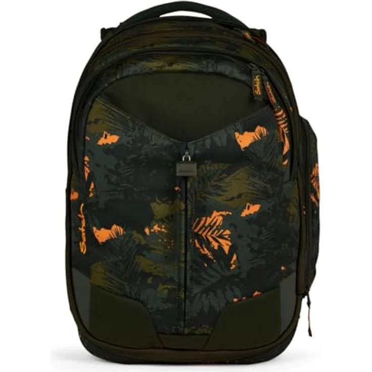 satch Match Schulrucksack Jurassic Jungle Einzeln, Ergonomisch, Reflektierend, 2 Hauptfächer, 1 Organizerfach – Bild 3