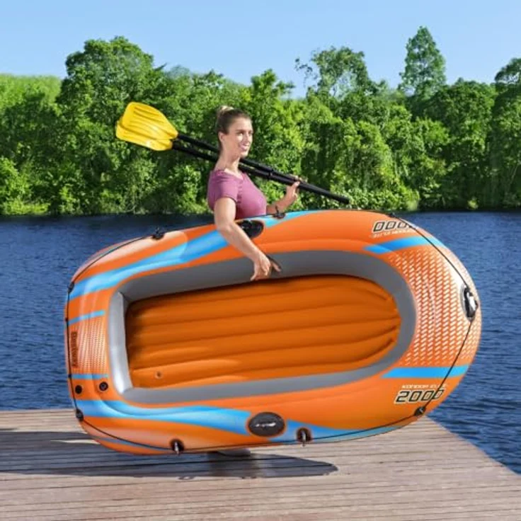 Bestway, Schlauchboot, Elite 2000 Schlauchboot-Set, 196 x 106 x 31 cm – Bild 2