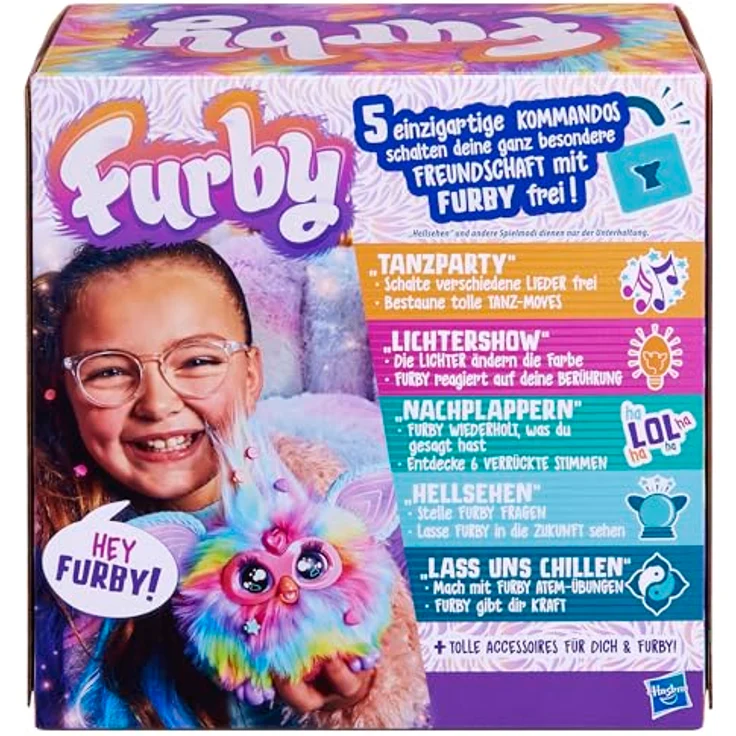 Hasbro Plüschfigur Furby, Farbmix, interaktives elektronisches Spielzeug mit über 600 Sätzen und 5 Spielmodi – Bild 11