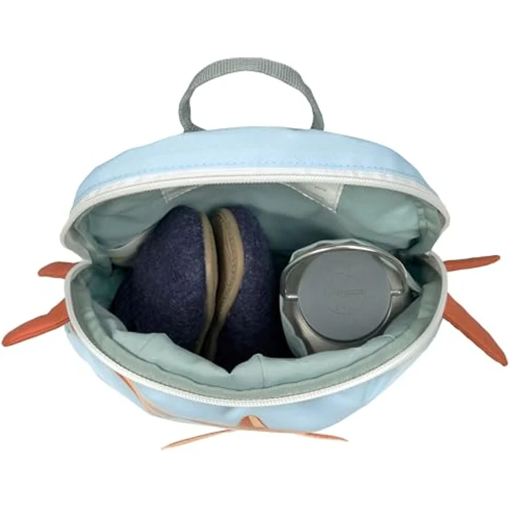 LÄSSIG Kleiner Kinderrucksack für Kita Kindertasche Krippenrucksack mit Brustgurt, 20 x 9.5 x 24 cm, 3,5 L/Tiny Backpack Propeller Plane – Bild 4