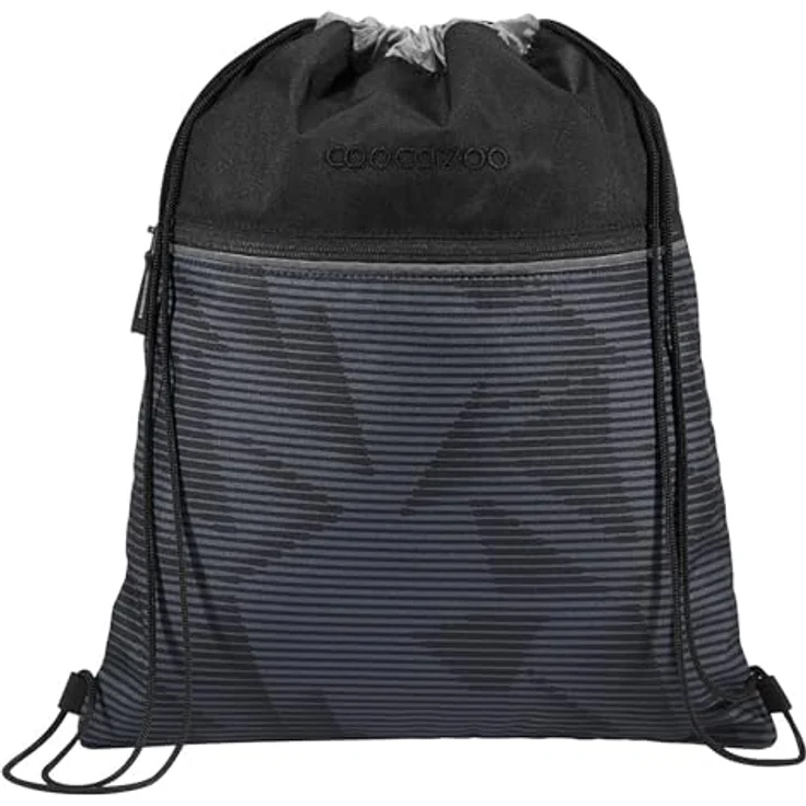 coocazoo Turnbeutel, Sportbeutel mit 10 Liter Volumen und Reflexstreifen, blau – Bild 2