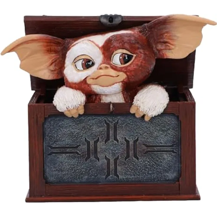 Nemesis Now Gremlins Statue Gizmo - You are Ready 12 cm, handgemalte Mogwai Statue aus hochwertigem Harz