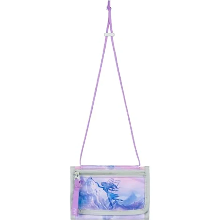 Baagl Brustbeutel Kinder - Geldbörse für Jungen, Mini Portemonnaie aus strapazierfähigem Polyester, 14,5 x 8,5 cm, einzigartiges Fee-Design – Bild 2