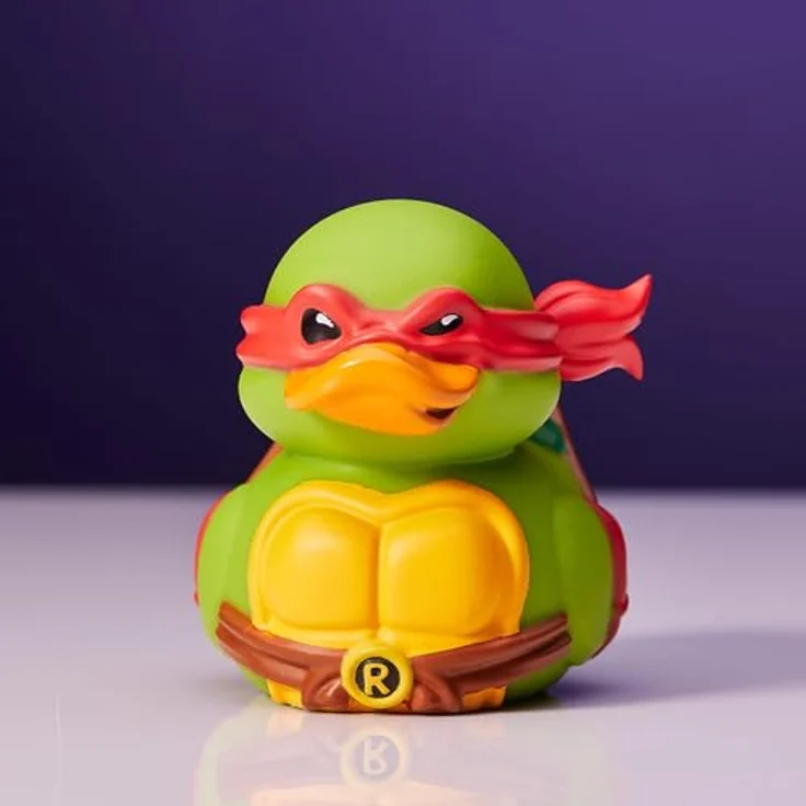 TUBBZ Mini Raphael Sammelfigur aus Vinylgummi, 5 cm groß, offiziell lizenziertes TMNT-Merchandise, rot – Bild 3