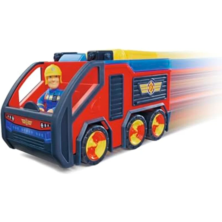 SIMBA TOYs Feuerwehrmann Sam - Fahrzeug Jupiter mit Sam Figur, Spielzeugauto für Kinder ab 3 Jahren – Bild 5