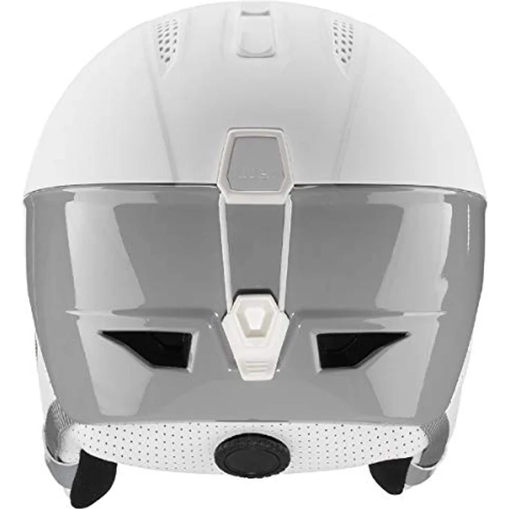 uvex ultra pro - Skihelm für Damen und Herren - individuelle Größenanpassung - Magnetverschluss - white/grey - 51-55 cm – Bild 4