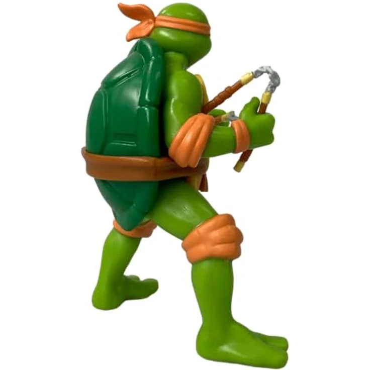 TORTUGAS NINJA Michelangelo TMNT Figur, 9 cm handbemalt, nicht beweglich, Sammelfigur – Bild 3