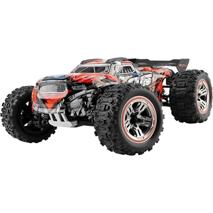 DF Models DF06-PRO Mini 1:18 brushless Truck - RTR, 60 km/h, LED-Beleuchtung, Smartphone-Halterung, silber – Bild 3