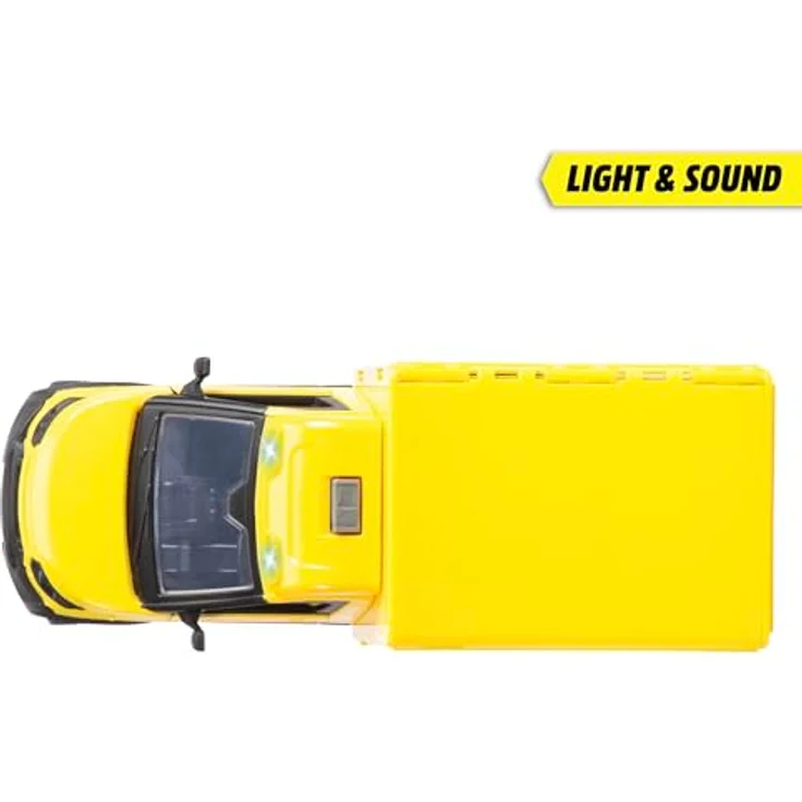 Dickie Toys DHL Delivery Set, Spielzeugauto mit Licht und Sound, inkl. Postbote, Fahrrad und Packstation, 25 cm – Bild 4