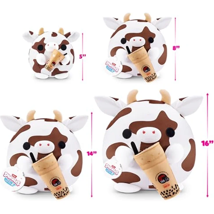 ZURU Snackles Serie 2 20 cm Snackle (Bonnie), kuschelig-weiches Plüschspielzeug mit lizenziertem Snackmarken-Accessoire – Bild 3