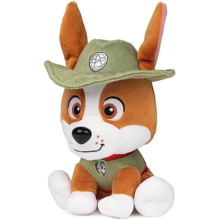 GUND PAW Patrol Tracker, 15 cm - Wir feiern 10 Jahre PAW Patrol, Plüschtier in hochwertiger Qualität zur beliebten PAW Patrol TV-Serie, ab 1 Jahr empfohlen – Bild 3