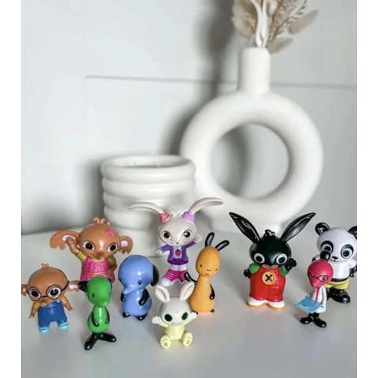 Bing 10 Figuren Set Freunde in Einer Packung - Brillanz, Spielzeug - 5 bis 9 cm - Bing Fans - 18 Monate+ – Bild 4