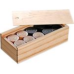 Philos 3052 - Dame und Mühle Spielsteine, 30 mm,3 Jahre to 99 Jahre, Holz