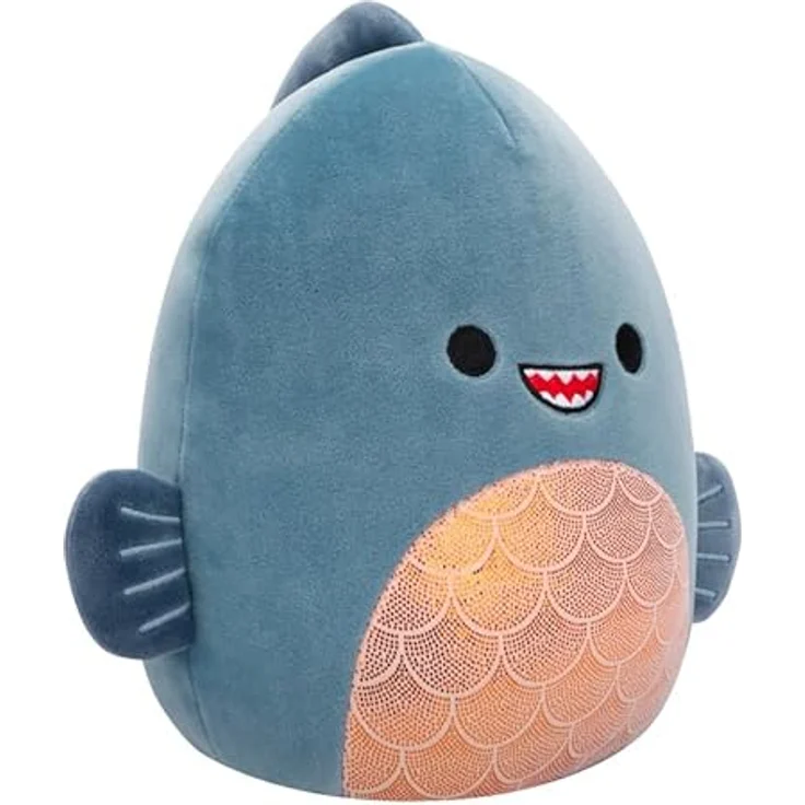 Squishmallows Original 19,1 cm – Kurtz der blaugrüne Piranha, superweiches Sammlerkuscheltier – Bild 2