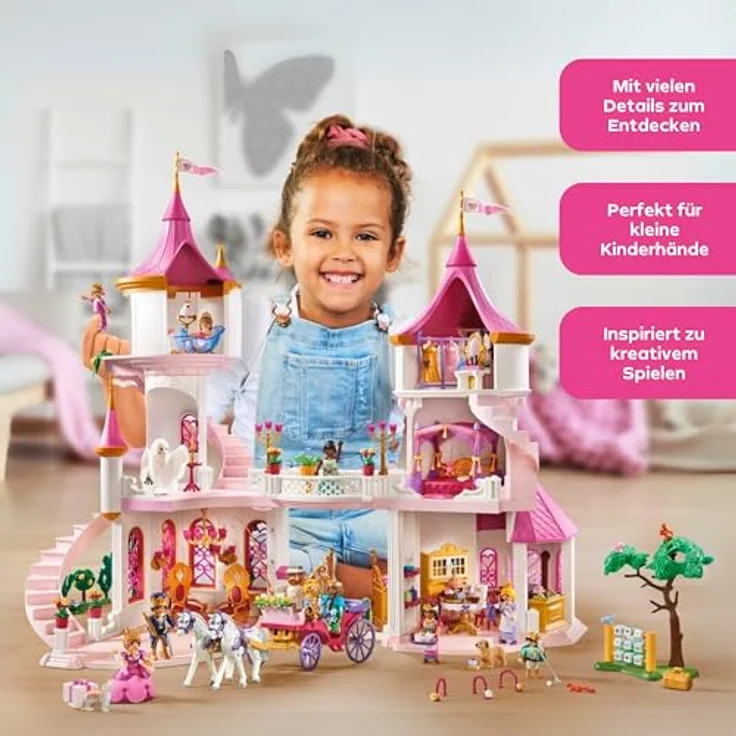 PLAYMOBIL 71845 Prinzessinenschloss mit Königspaar und Perserkatze - Playmobil Princess Magic – Bild 3