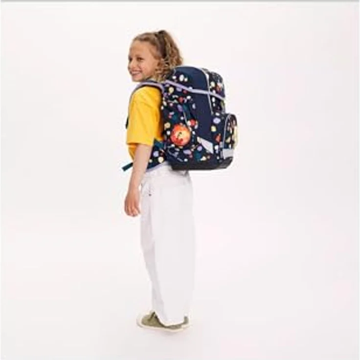 ergobag cubo Schulranzen Set (5-tlg.), ergonomisch, verstellbarer Brustgurt, aus 100% recyceltem Material – Bild 9