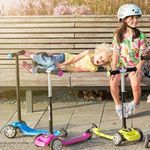 Kettler Kinderscooter KWIZZY, grün, Anfängertauglich mit Sicherheitslenkung