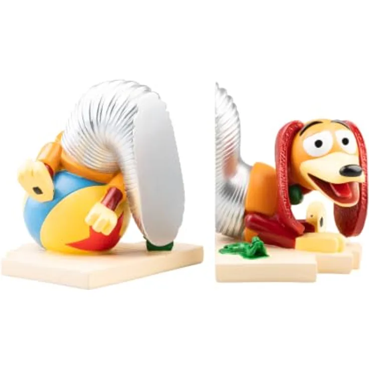 Grupo Erik Editores Disney Pixar Toy Story Slinky Dog Buchstütze aus handbemaltem Kunstharz, 15 cm hoch, stabil und dekorativ