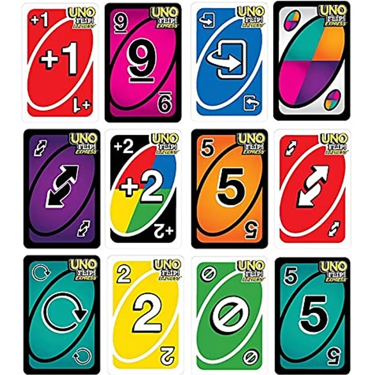 Mattel GXD75 - Mattel Games - UNO Flip! Express - Kartenspiel – Bild 6