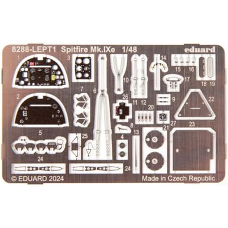 Eduard Plastic Kits 8288, 1:48 Spitfire Mk.Ixe Profipack, Modellflugzeug für den Zweiten Weltkrieg – Bild 5