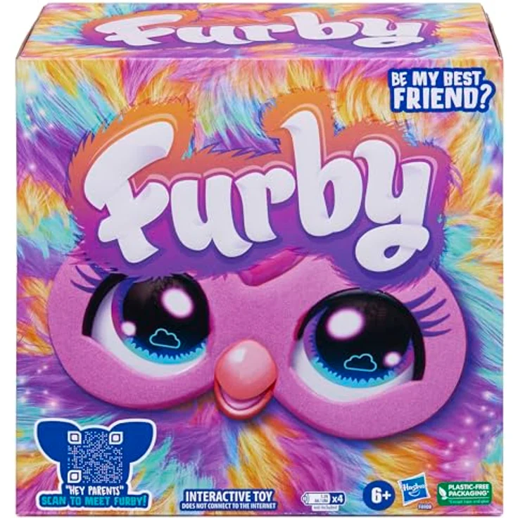 Furby Tie Dye, interaktives Plüschtier mit 15 Mode-Accessoires, sprachaktiviert und tanzend, für 6-jährige und älter – Bild 2