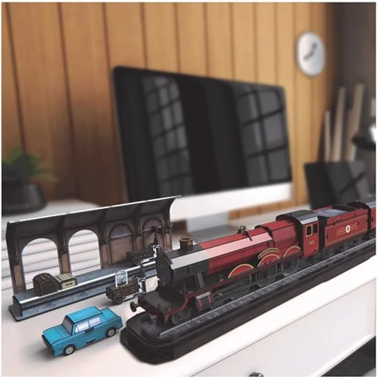 Spin Master 3D-Puzzle 4D Build - Harry Potter - Hogwarts Express, 181 Puzzleteile - hochwertiges Kartonmaterial, detailgetreu, ideales Geschenk für Fans – Bild 13