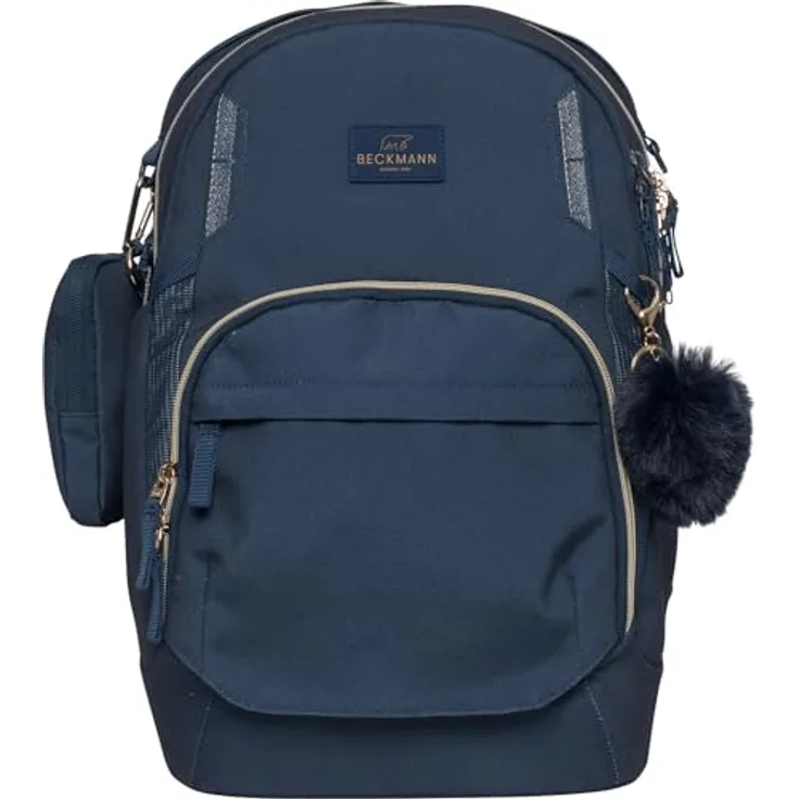 Beckmann Norway Schulrucksack Sport Air, ergonomischer Rucksack mit 30 Liter Volumen, grün, wasserabweisendes Material aus recycelten PET-Flaschen