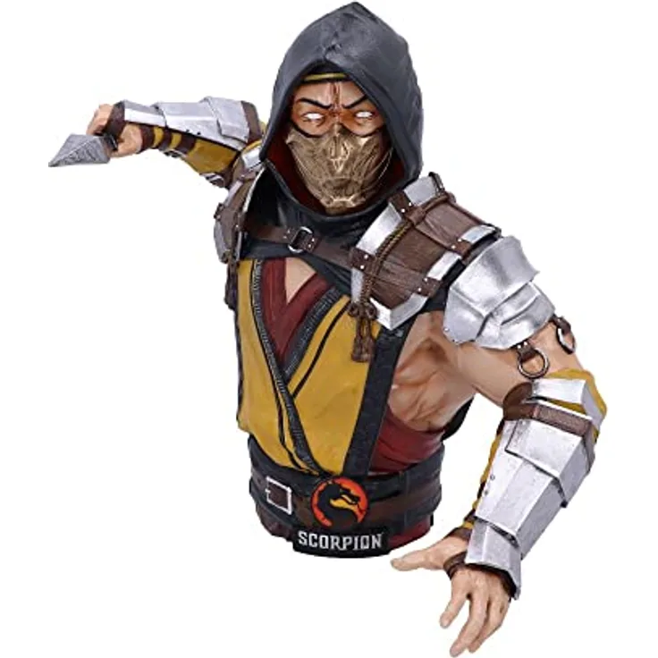 GED Busto Mortal Kombat: Scorpion, 30 cm handbemalte Polyresin-Büste aus Mortal Kombat 11