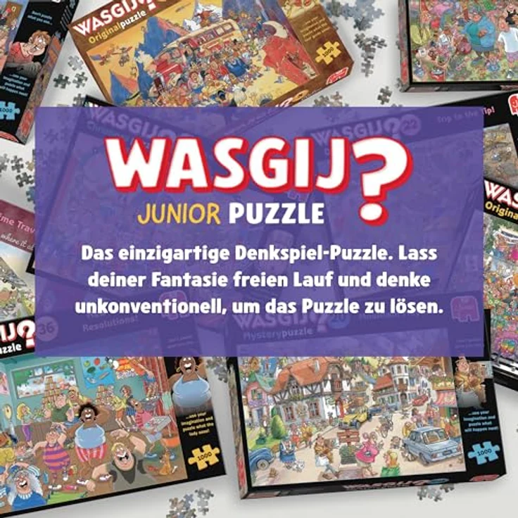 Wasgij Junior 4, Alien Invasion, 240-teiliges Kinderpuzzle aus umweltfreundlichen Materialien mit kreativen Herausforderungen für Kinder ab 8 Jahren – Bild 5