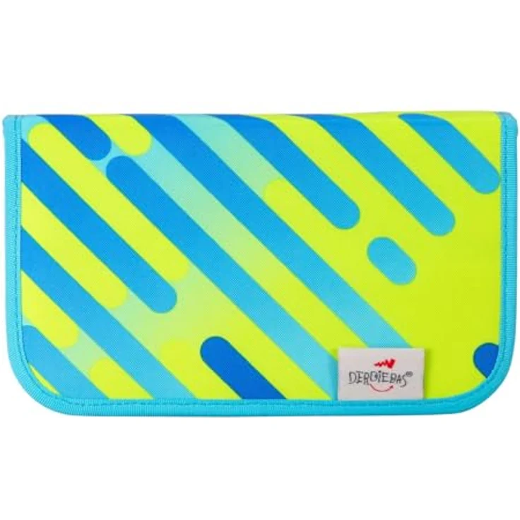 DerDieDas ErgoFlex Easy Exklusiv Neon Schulranzenset 5-teilig Monster, Kinder-Ranzen mit ergonomischem Design und stylischen Set-Teilen, blau – Bild 5