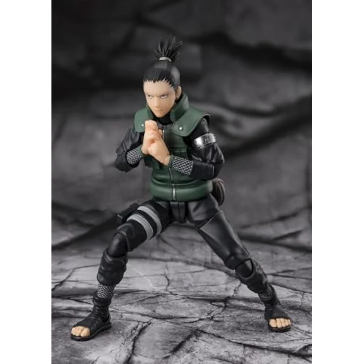 TAMASHII NATIONS Naruto Shippuden S.H. Figuarts Actionfigur Shikamaru Nara, 15 cm, mit Zubehör und austauschbaren Teilen – Bild 4
